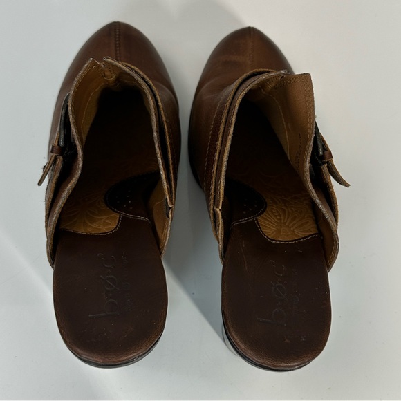 BOC Brown Leather Heeled Mules Size 11 - Picture 8 of 16